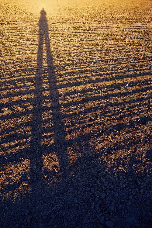 ground  shadow  person