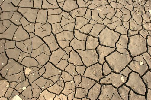 ground cracked dry