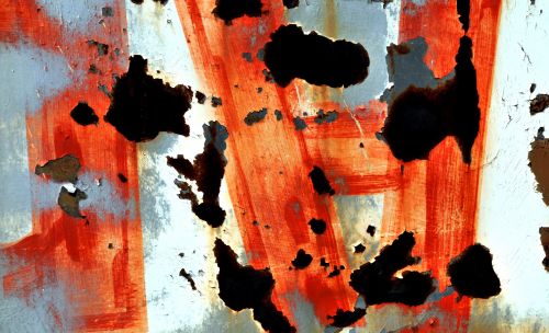 Grunge Abstract Background Orange