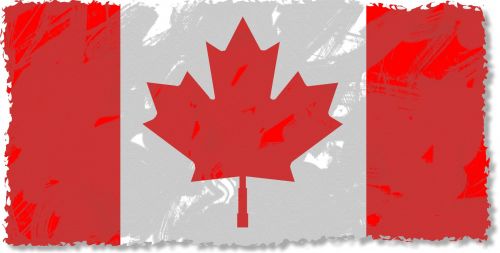 Grunge Canadian Flag