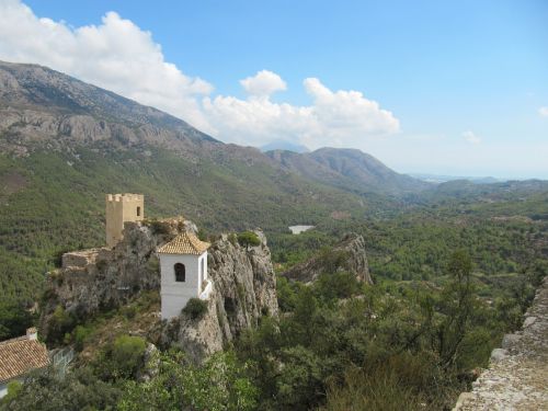 guadalest castle landscape