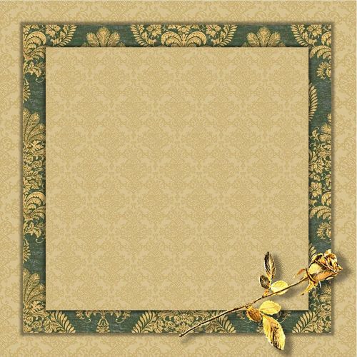 guestbook background green gold