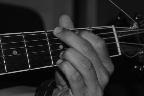 guitar guitarist instrument