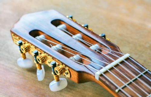 guitar strings wood