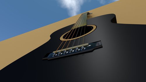 guitar  sky  musical instrument