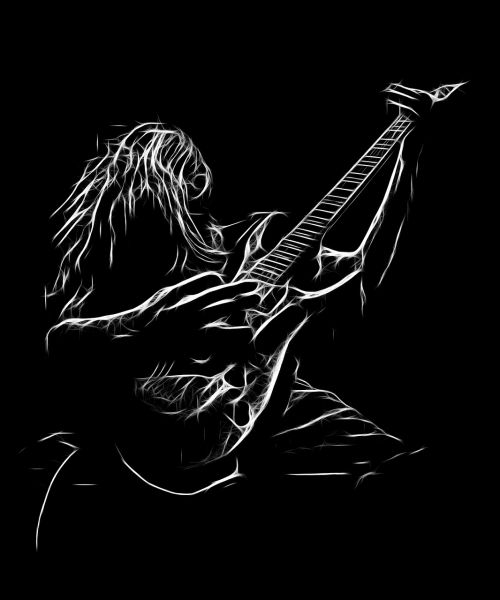 guitarist rock star guitar player
