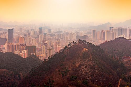 guiyang large luo ling a bird's eye view