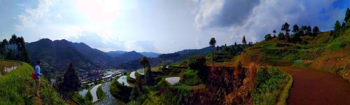 guizhou terrace the scenery