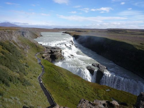 gullfoss waterfall river