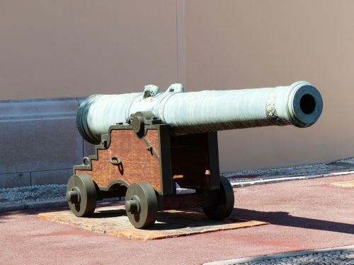 gun bronze cannon bronze