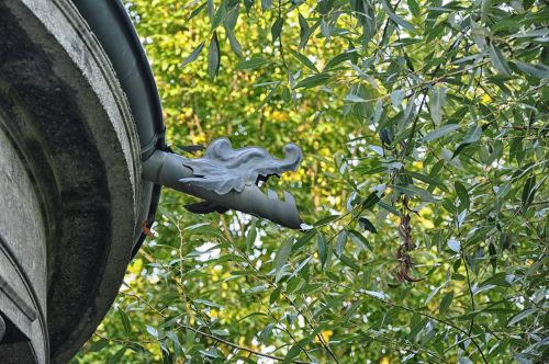 gutter gargoyle decorating