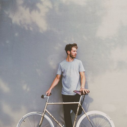 guy bike bicycle