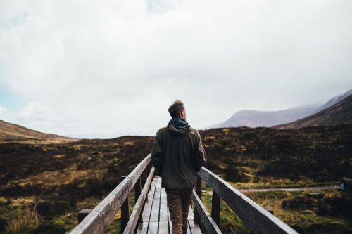 hiking guy man