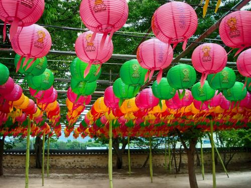 gyeong ju south korea lanterns