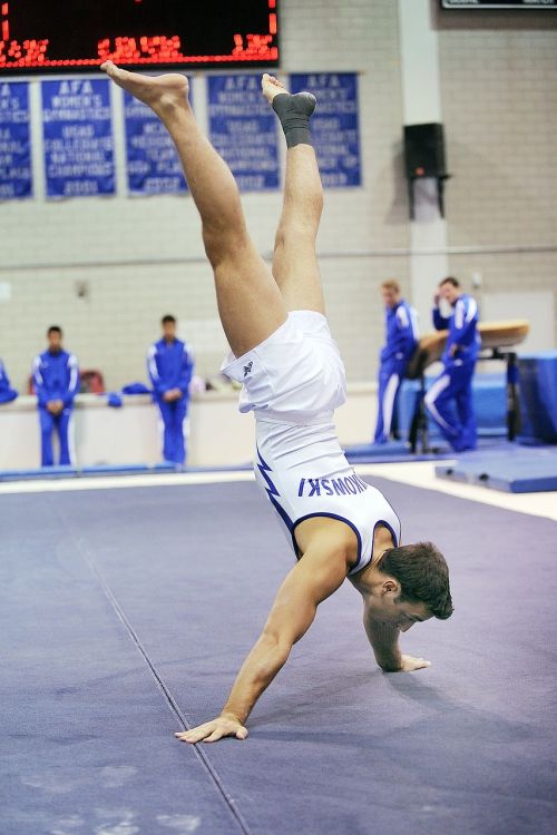 gymnastics male performance