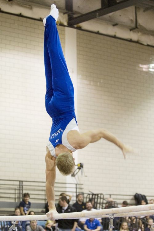 gymnastics athlete parallel bars