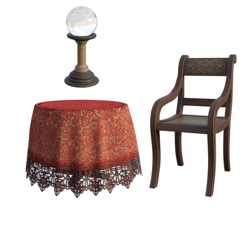gypsy  table  chair