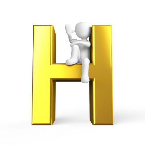 h letter alphabet