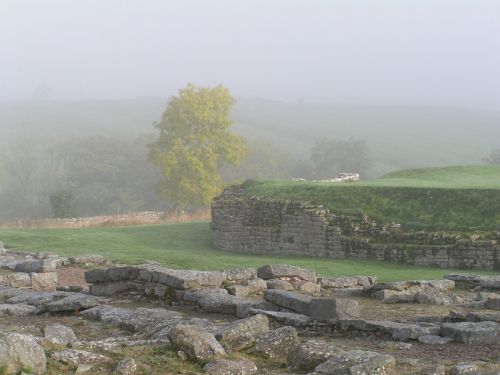 hadrian's wall mist atmospheric