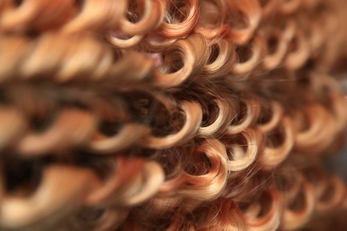 hair  curls  strand