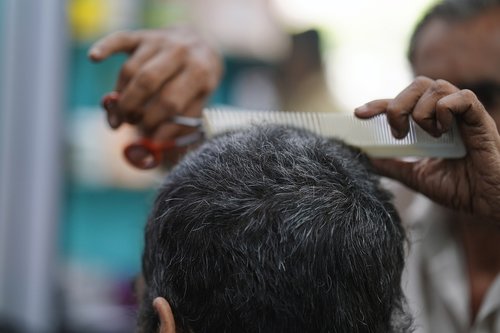 hairdresser  hairstyle  cutting hair