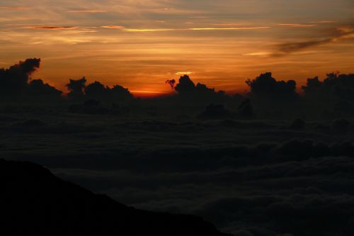 haleakala hawaii sunset