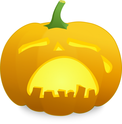 halloween pumpkin sad