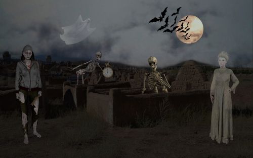 halloween skeleton spirit