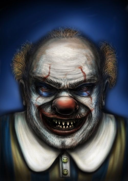 halloween clown horror