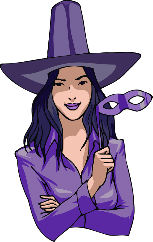 halloween costume purple