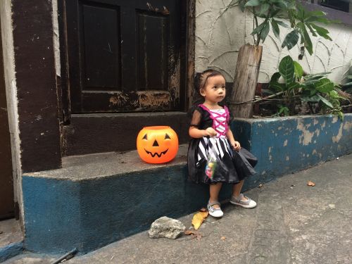 halloween little girl girl