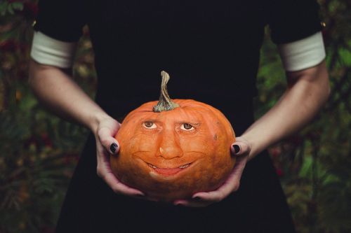halloweenkuerbis pumpkin face face