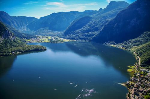 hallstatt lake beautiful scenery