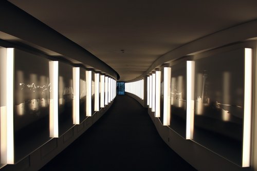 hallway  lights  corridor