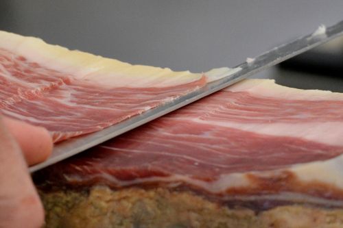 ham cutting meat
