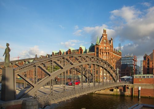 hamburg old speicherstadt dyke road