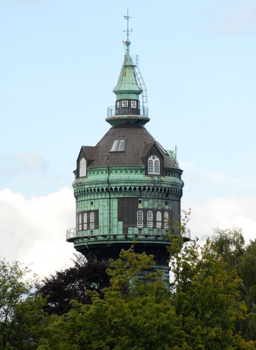 hamburg tower water tower