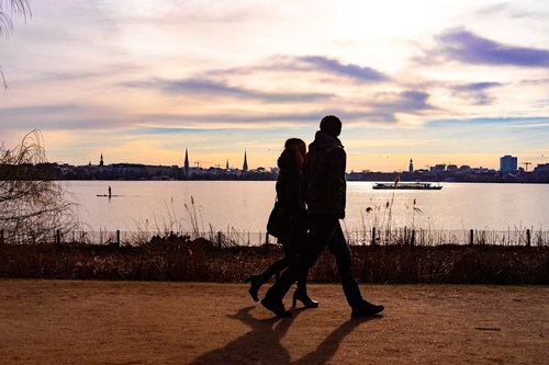 hamburg  walkers  alster