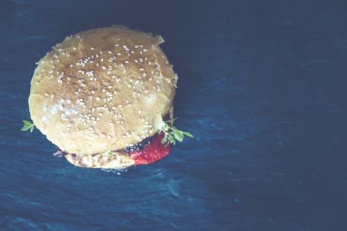 hamburger roll fast food