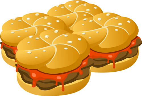 hamburgers burgers food