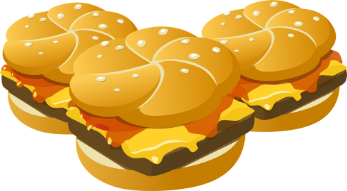 hamburgers cheeseburgers food