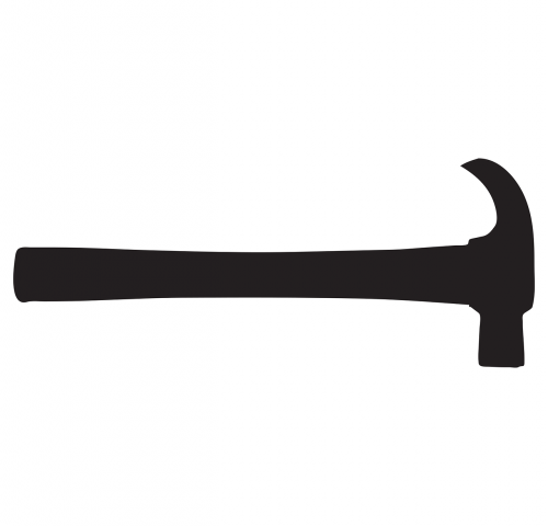 hammer black silhouette