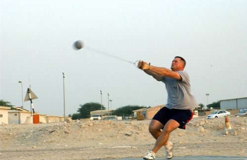 hammer throw athlete track and field