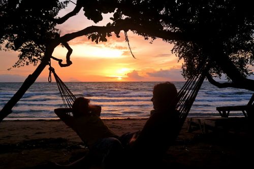 hammock relax beach