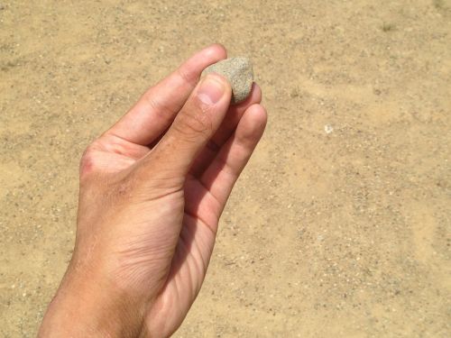 hand nail stone