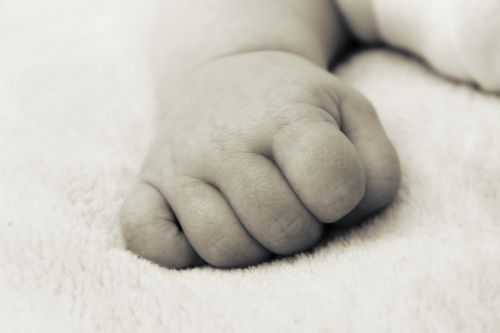 hand baby newborn