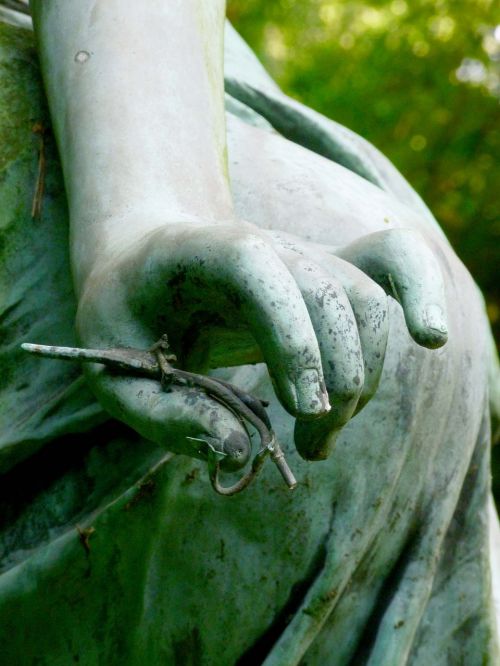 hand finger human bronzestatue