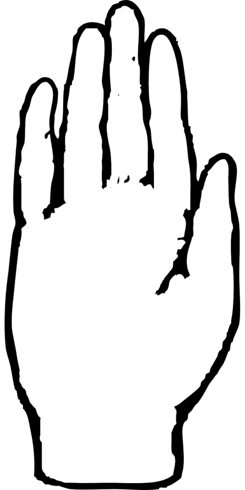 hand gesture open