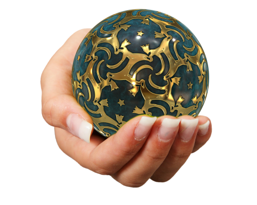 hand sphere holding