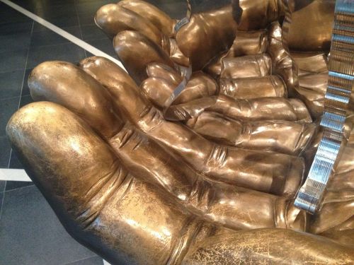 hand fingers bronze